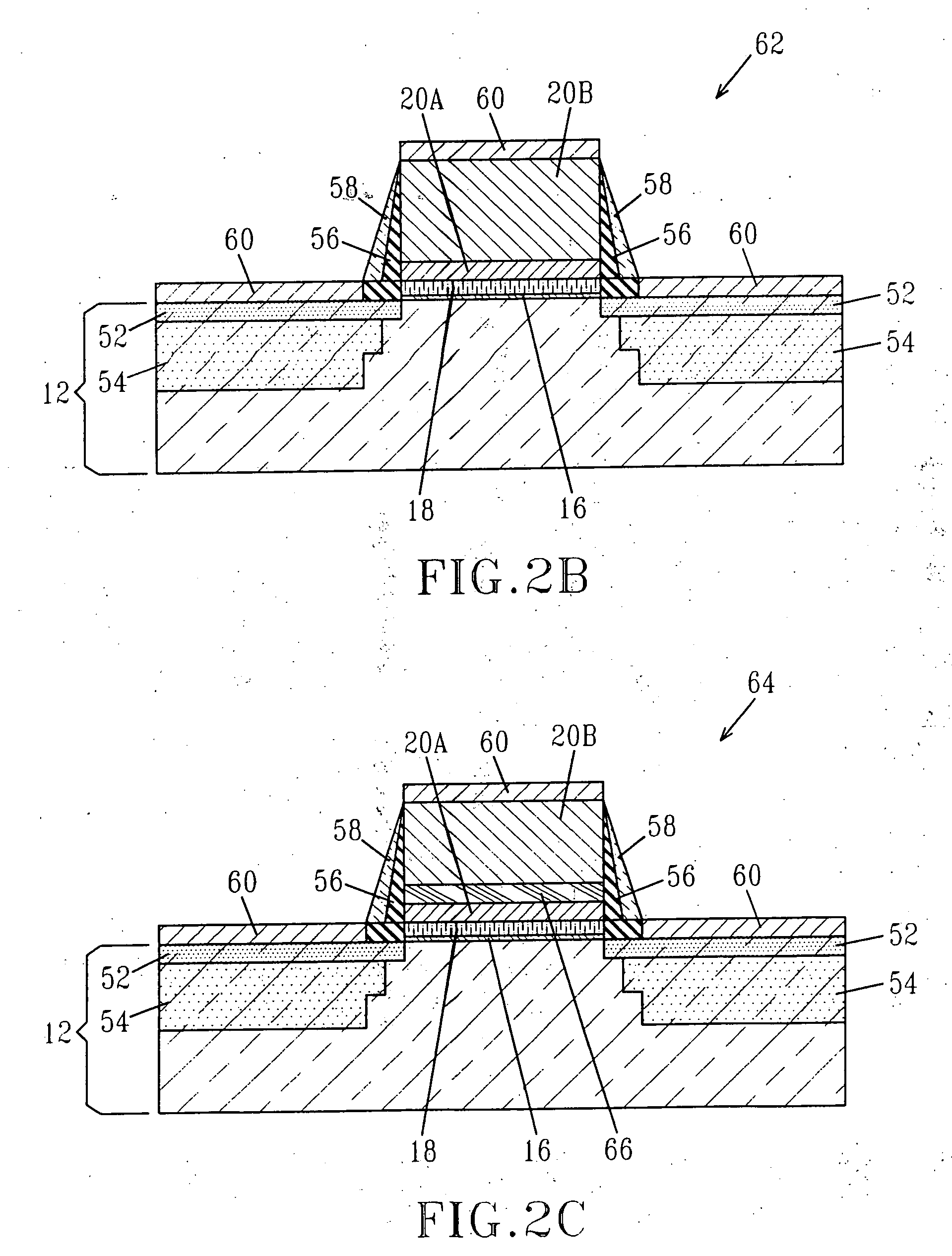Method of forming metal/high-k gate stacks with high mobility