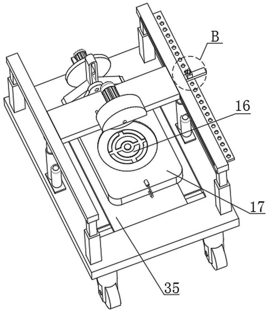 Processing device for semiconductor graphite wafer and processing method thereof