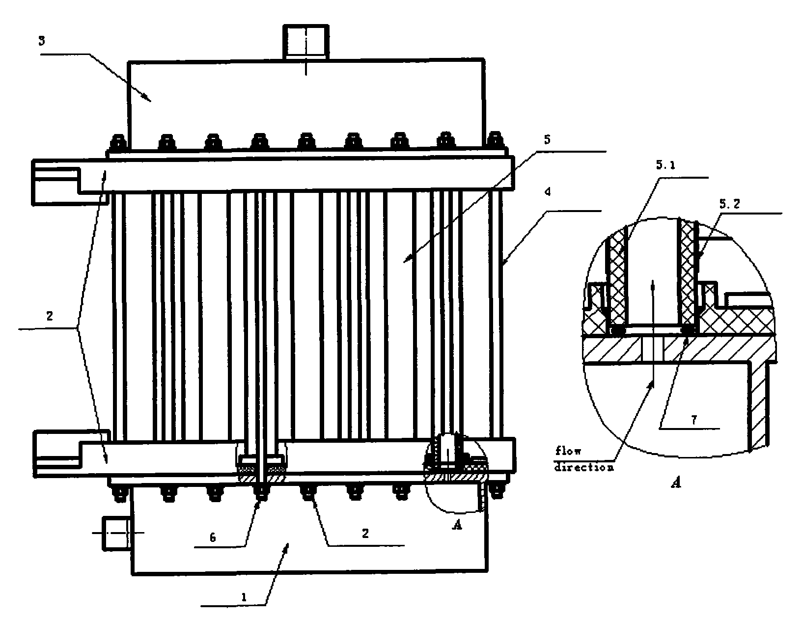 Matrix type dielectric water-cooling resistor locker