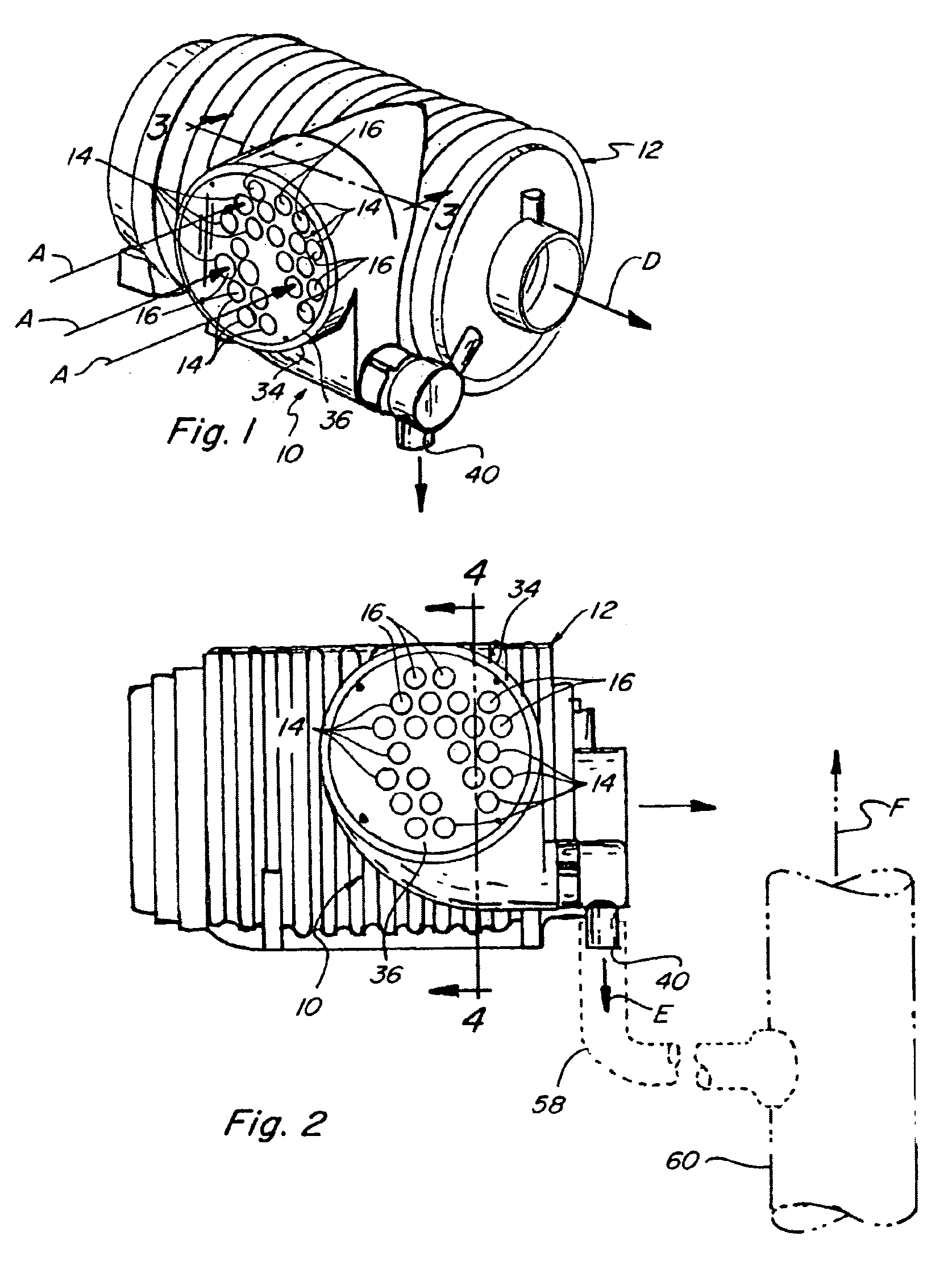 Intake air pre-cleaner with aspirator port chamber for collecting and holding particles for later aspiration