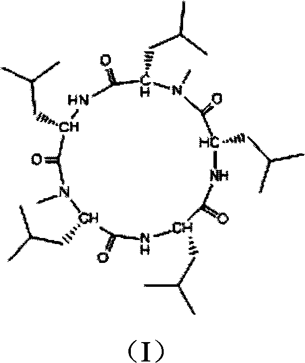 Cyclo-pentapeptide and synthesizing method