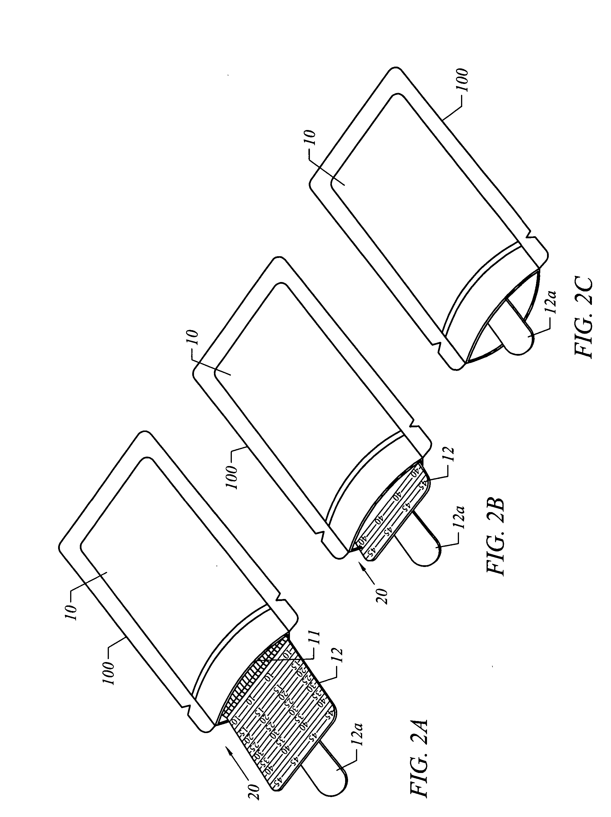 Shielded transport for multiple brachytheapy implants with integrated measuring and cutting board