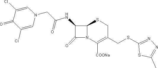 Synthesis process of cefazedone sodium