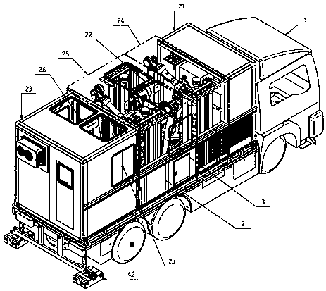 Tunnel lining detection method based on robot automatic tracking technology and radar detection technology