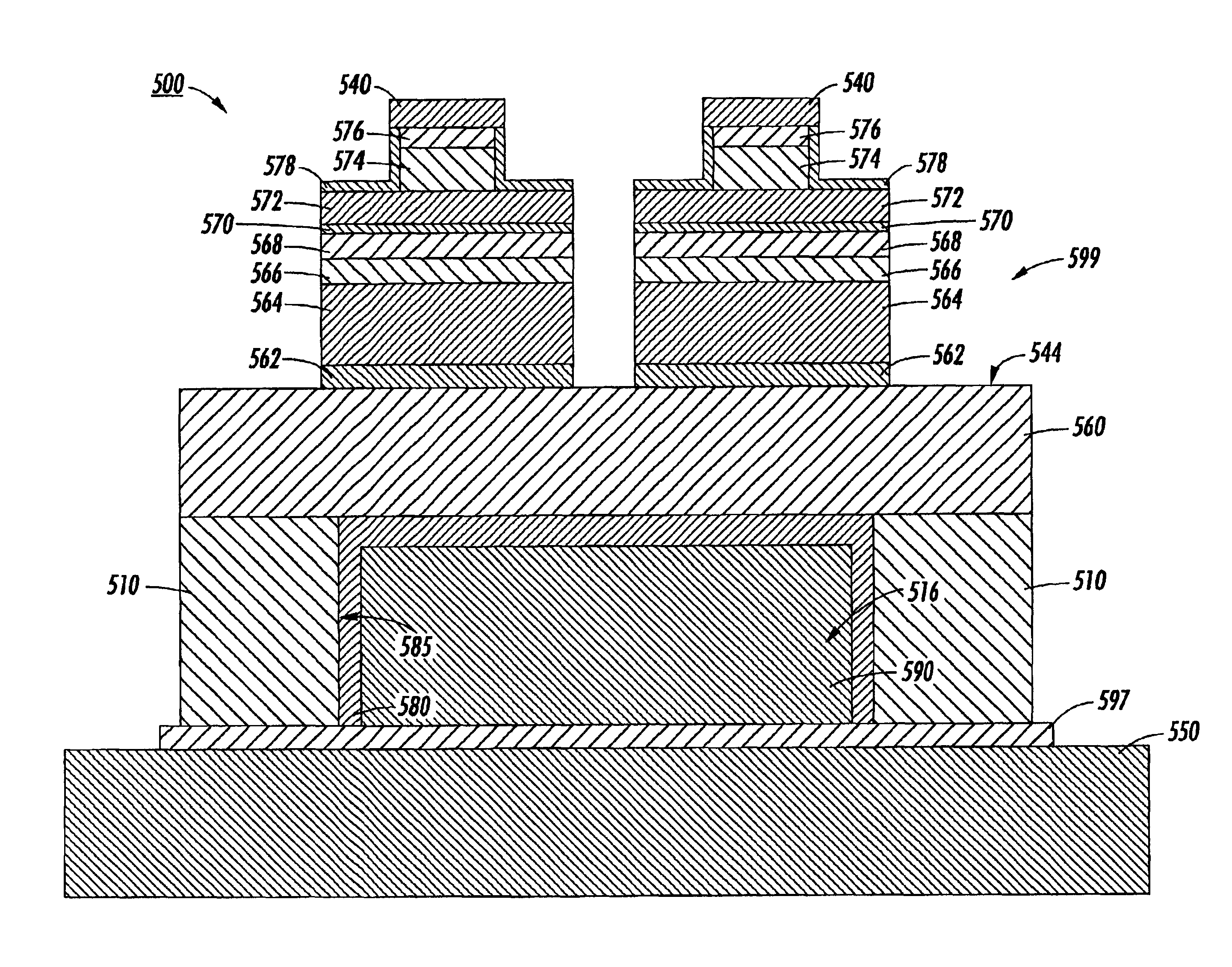 Substrates having increased thermal conductivity for semiconductor structures