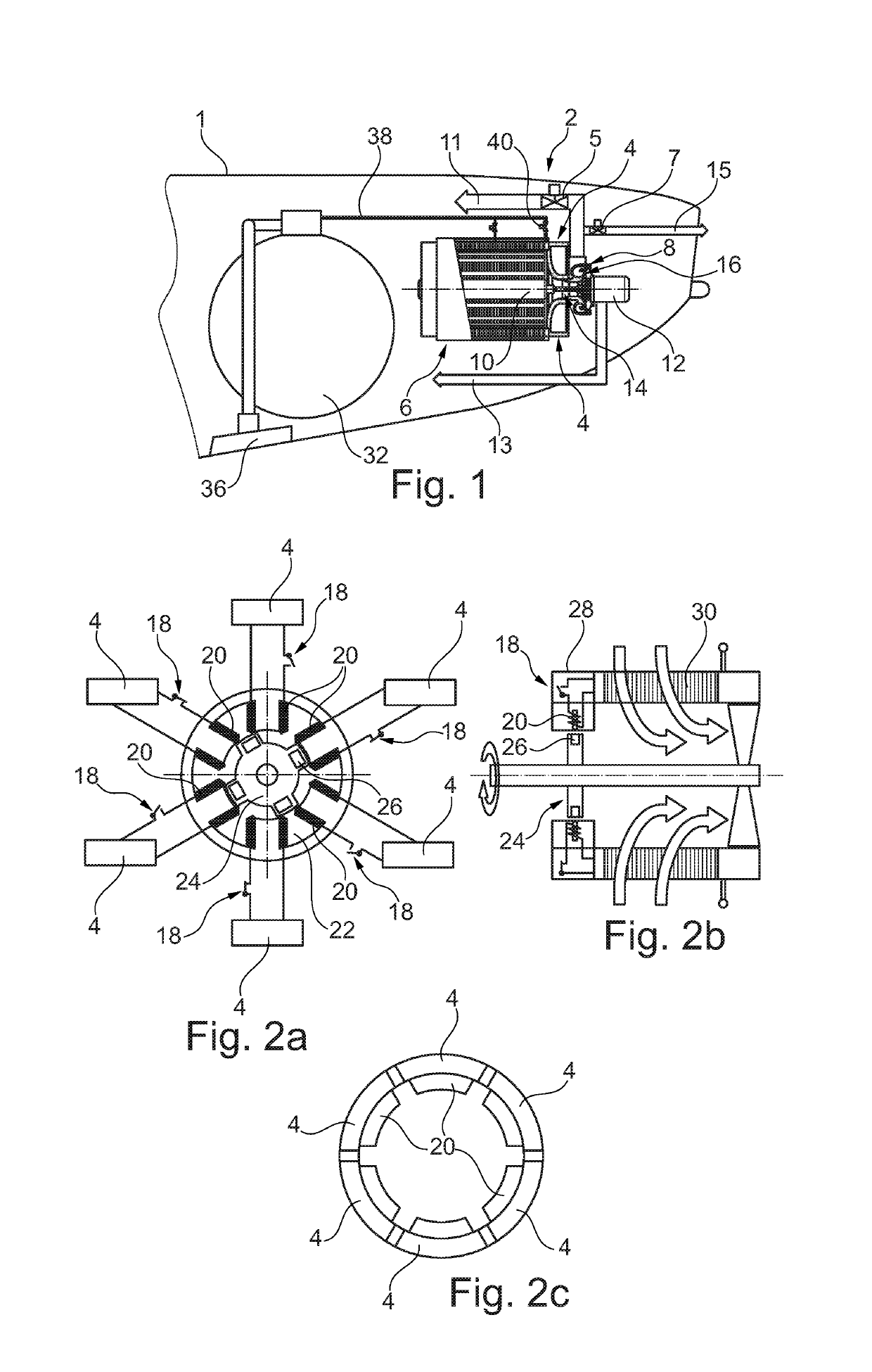 Auxiliary power system for an airplane and an airplane with such an auxiliary power system