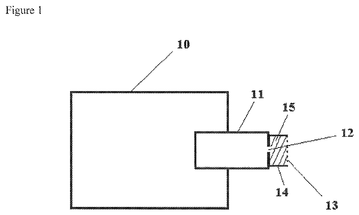 Peracetic acid sensor with filter to remove hydrogen peroxide