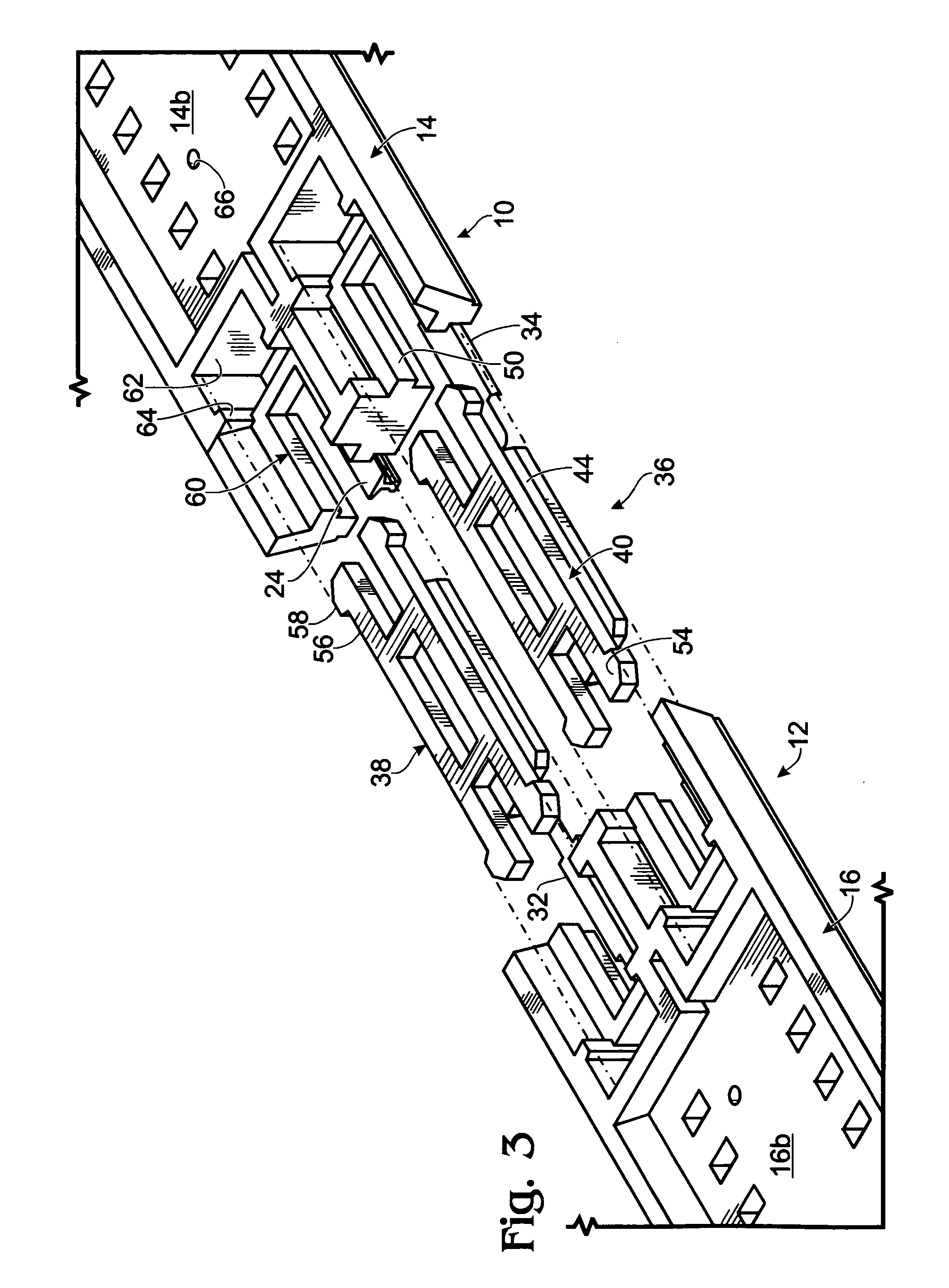 Combined track-railbed joining apparatus