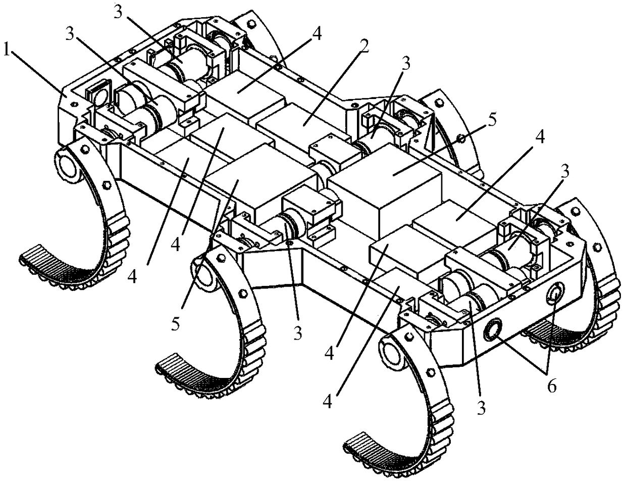 A hexapod bionic robot