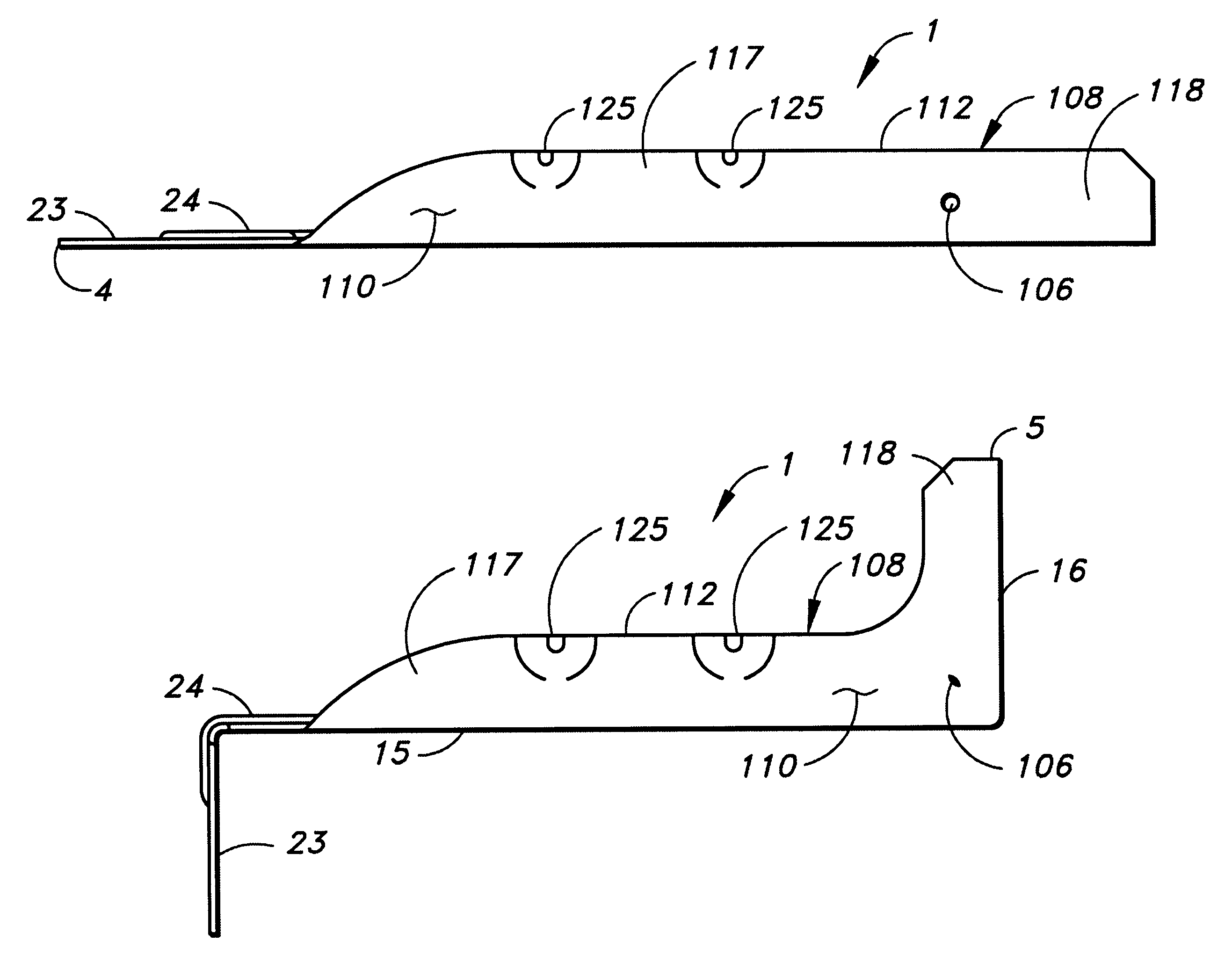 Method for forming a short-radius bend in flanged sheet metal member