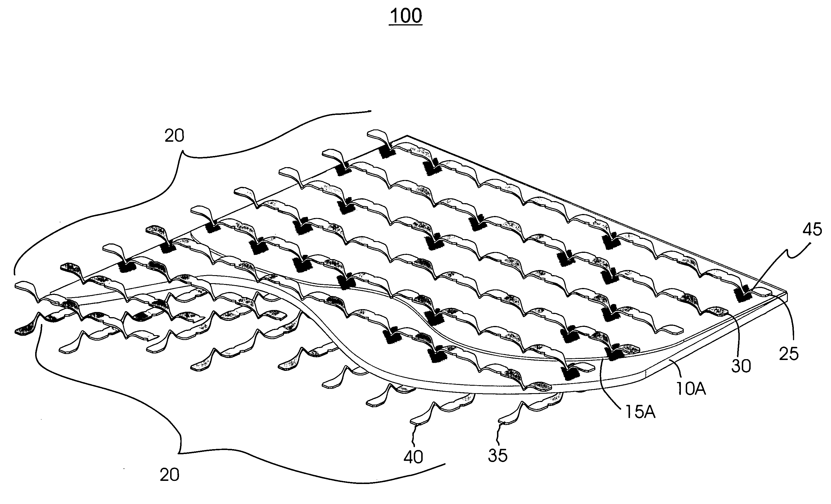 System and method for storing data in an unpatterned, continuous magnetic layer