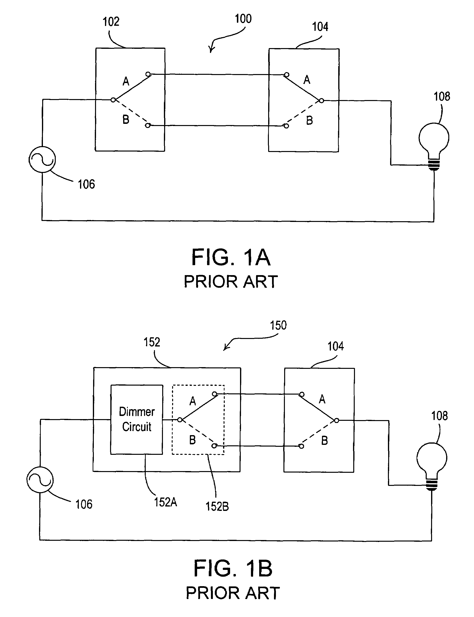 Dimmer switch for use with lighting circuits having three-way switches