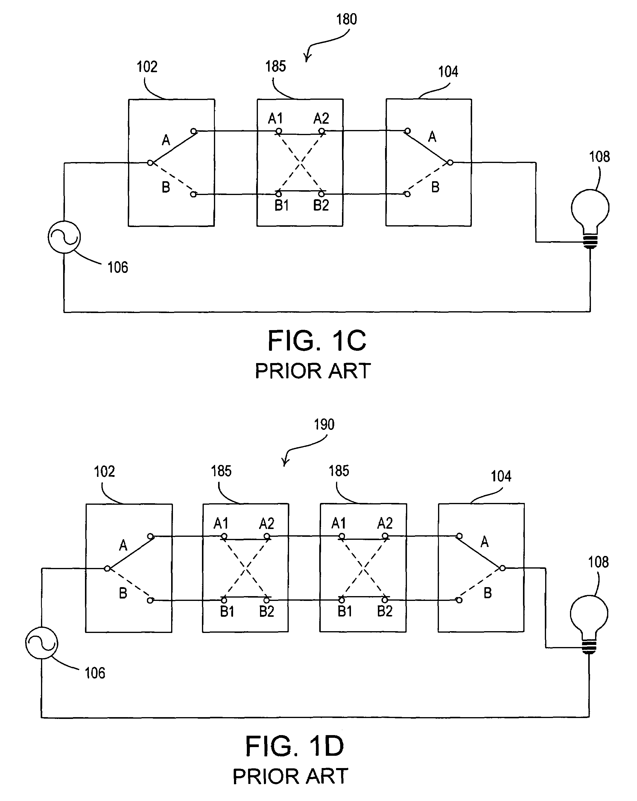 Dimmer switch for use with lighting circuits having three-way switches
