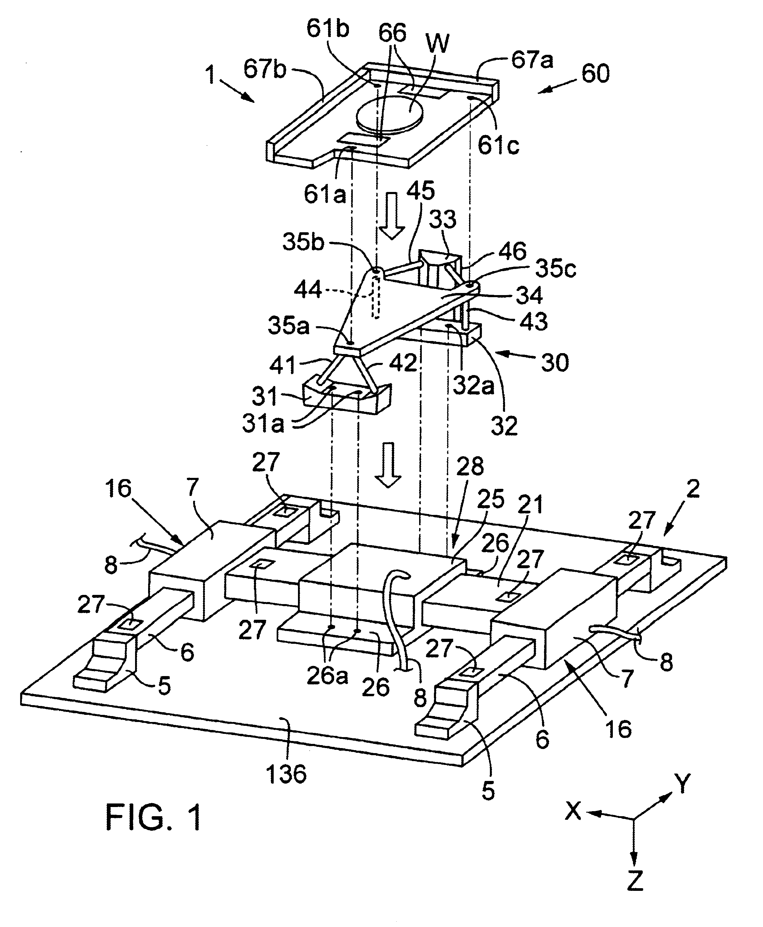 Low-mass and compact stage devices exhibiting six degrees of freedom of fine motion, and microlithography systems comprising same