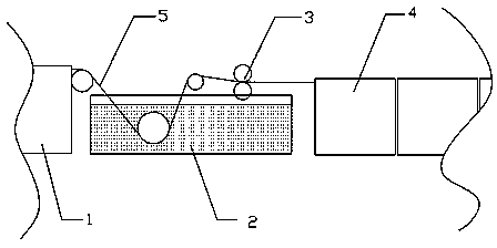 Production method of colored tape with long printing service life