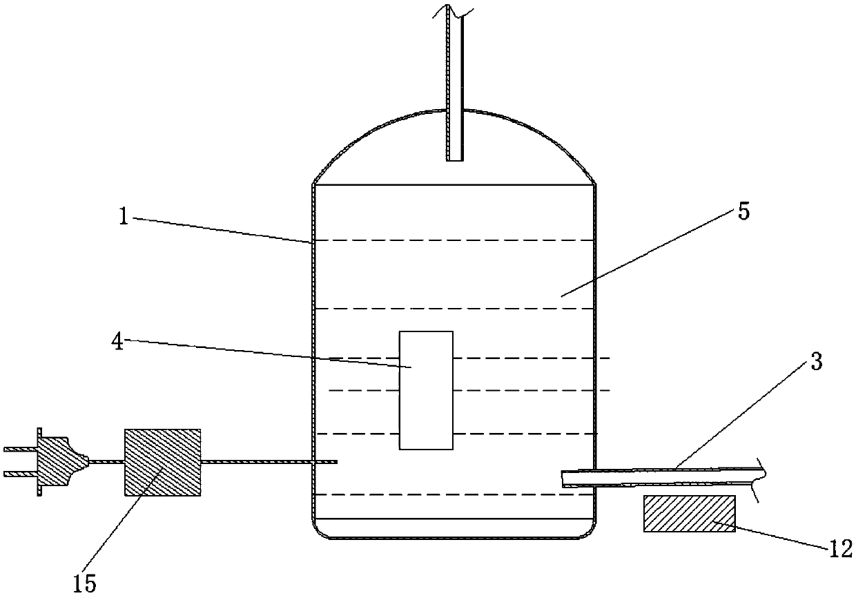 Heating device capable of realizing rapid heating through liquid and steam vacuum circulation