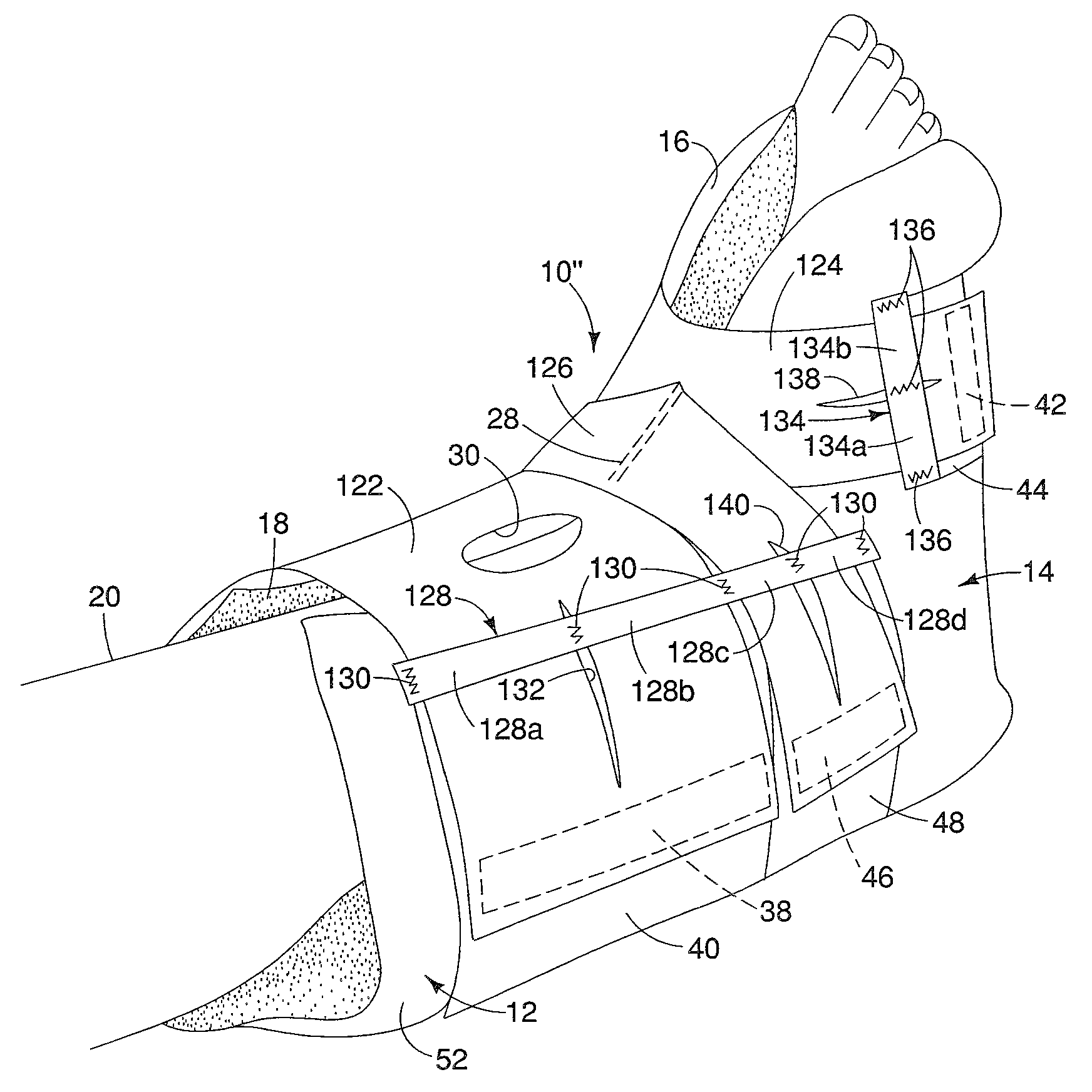 Heel ulcer prevention and cushioning boot