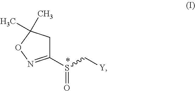Chiral3-(benzylsulfinyl)-5,5-dimethyl-4,5-dihydroisoxazole derivatives and 5,5-dimethyl-3-[(1h-pyrazol-4-ylmethyl)sulfinyl]-4,5-dihyddroisoxazole derivatives, method for the production thereof, and use of same as herbicides and plant growth regulators