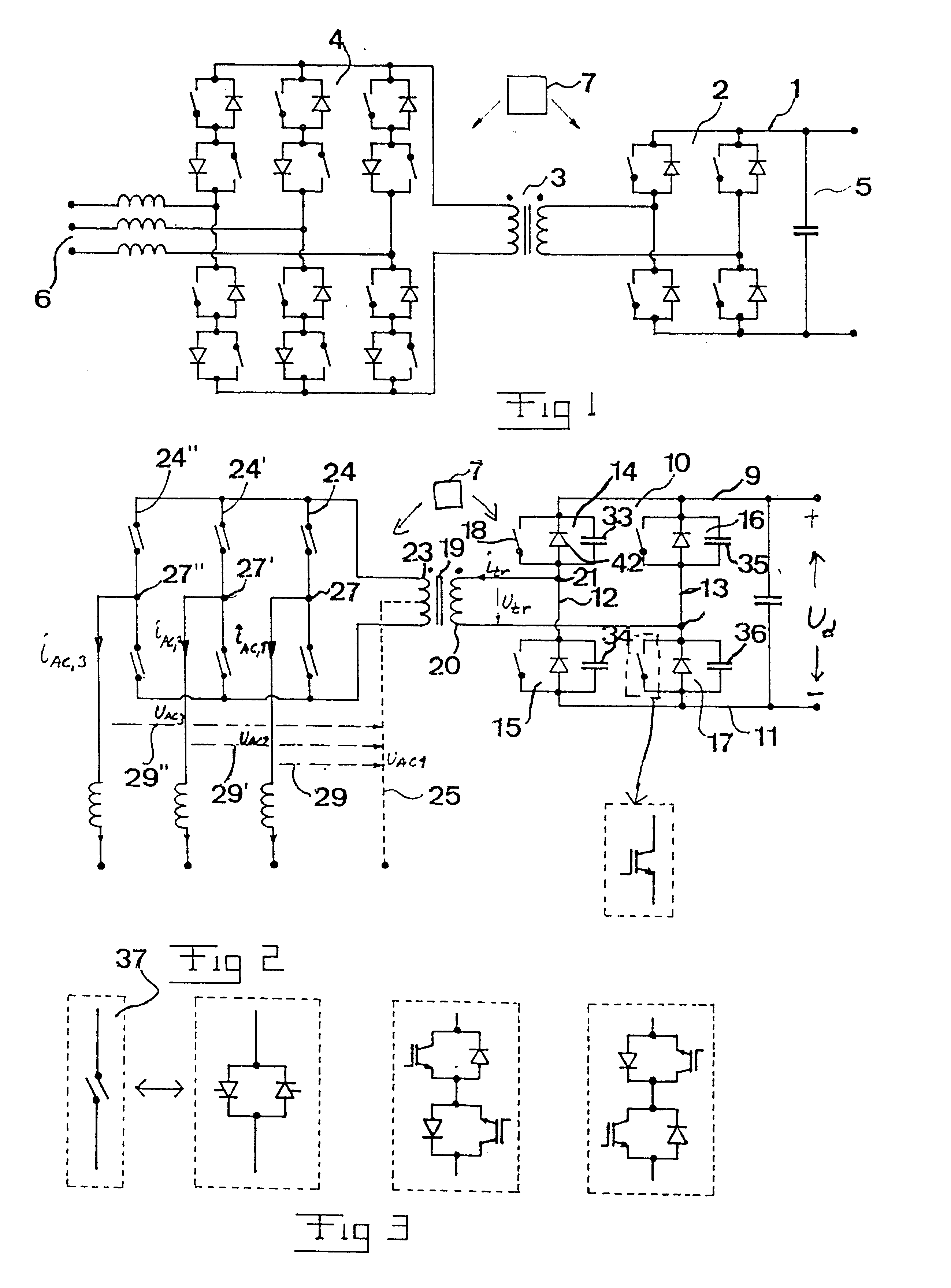 Apparatus and a method for voltage conversion