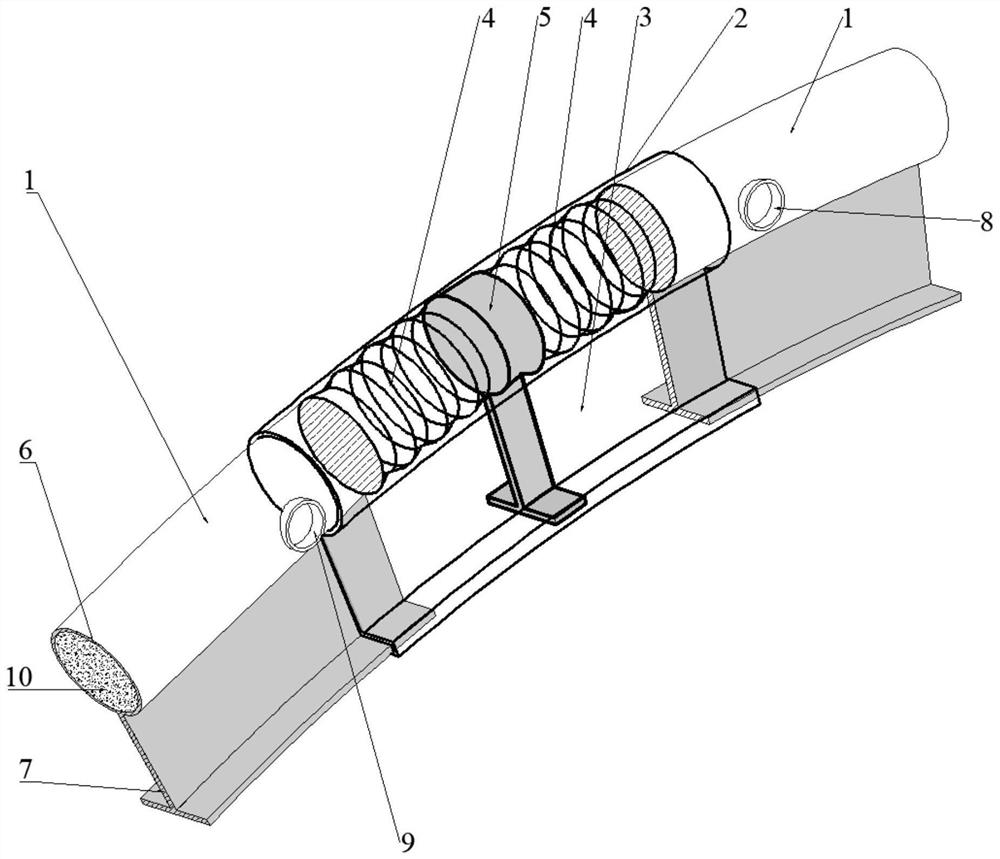 Energy-consumption assembly type flange reinforced concrete support for roadway supporting