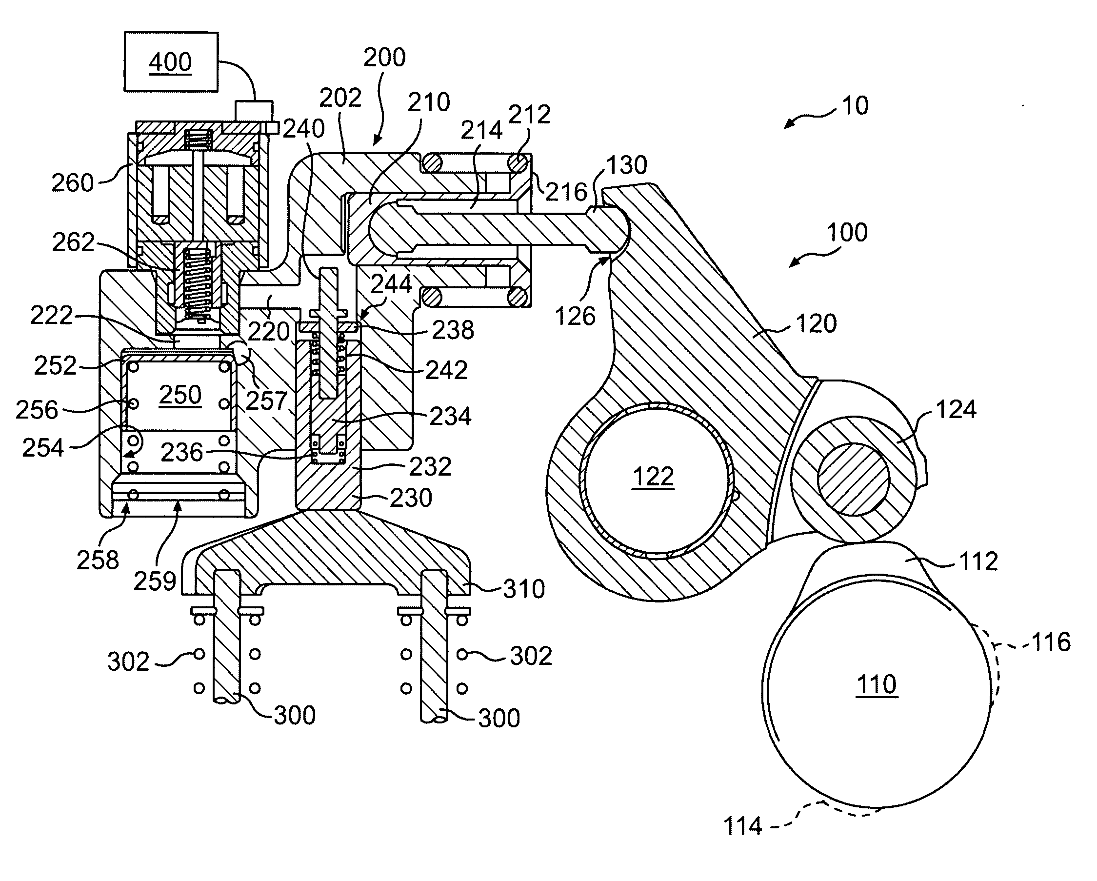 Compact lost motion system for variable value actuation