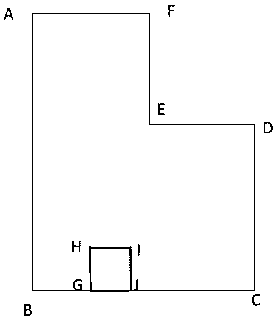 Method for processing regional edge and regional built-in component bottom in home decoration design