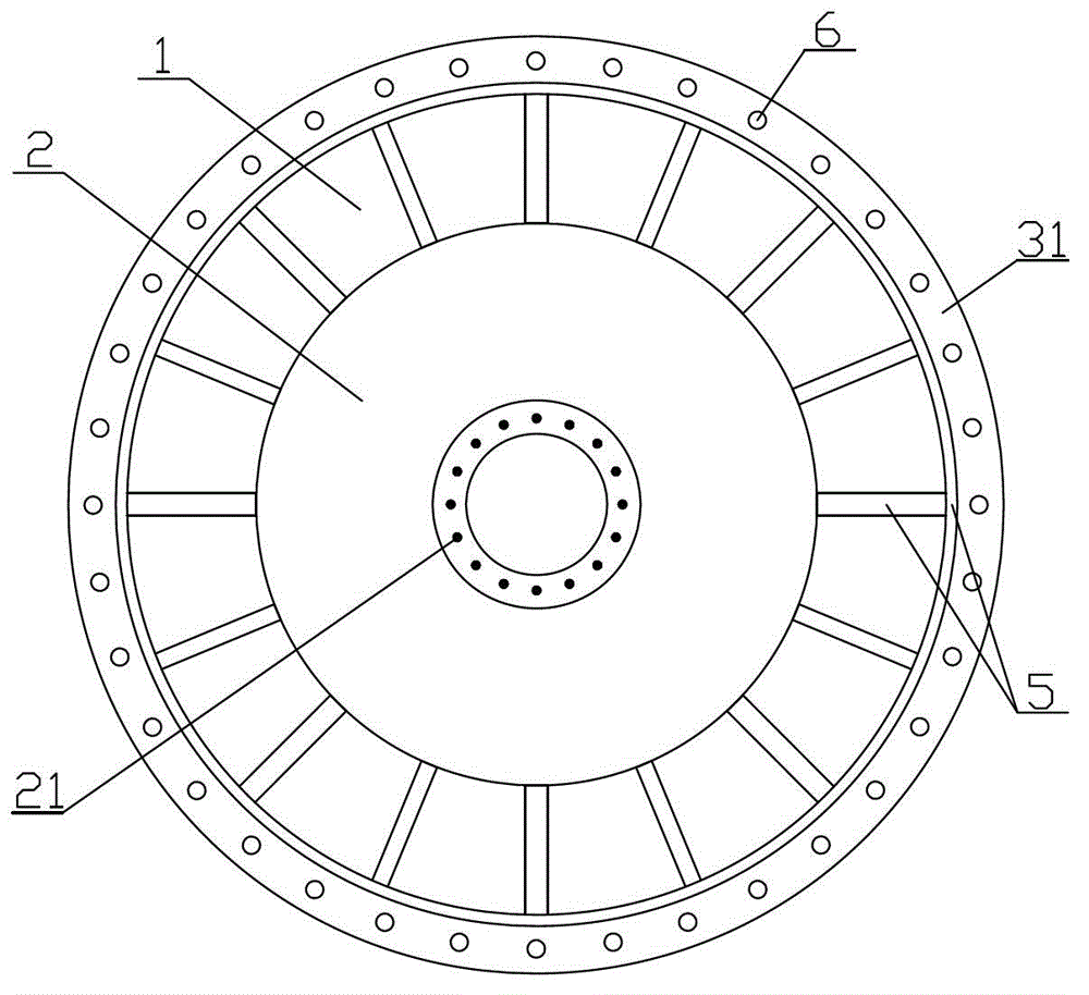 Steel-concrete composite cylinder-type foundation structure and construction method thereof