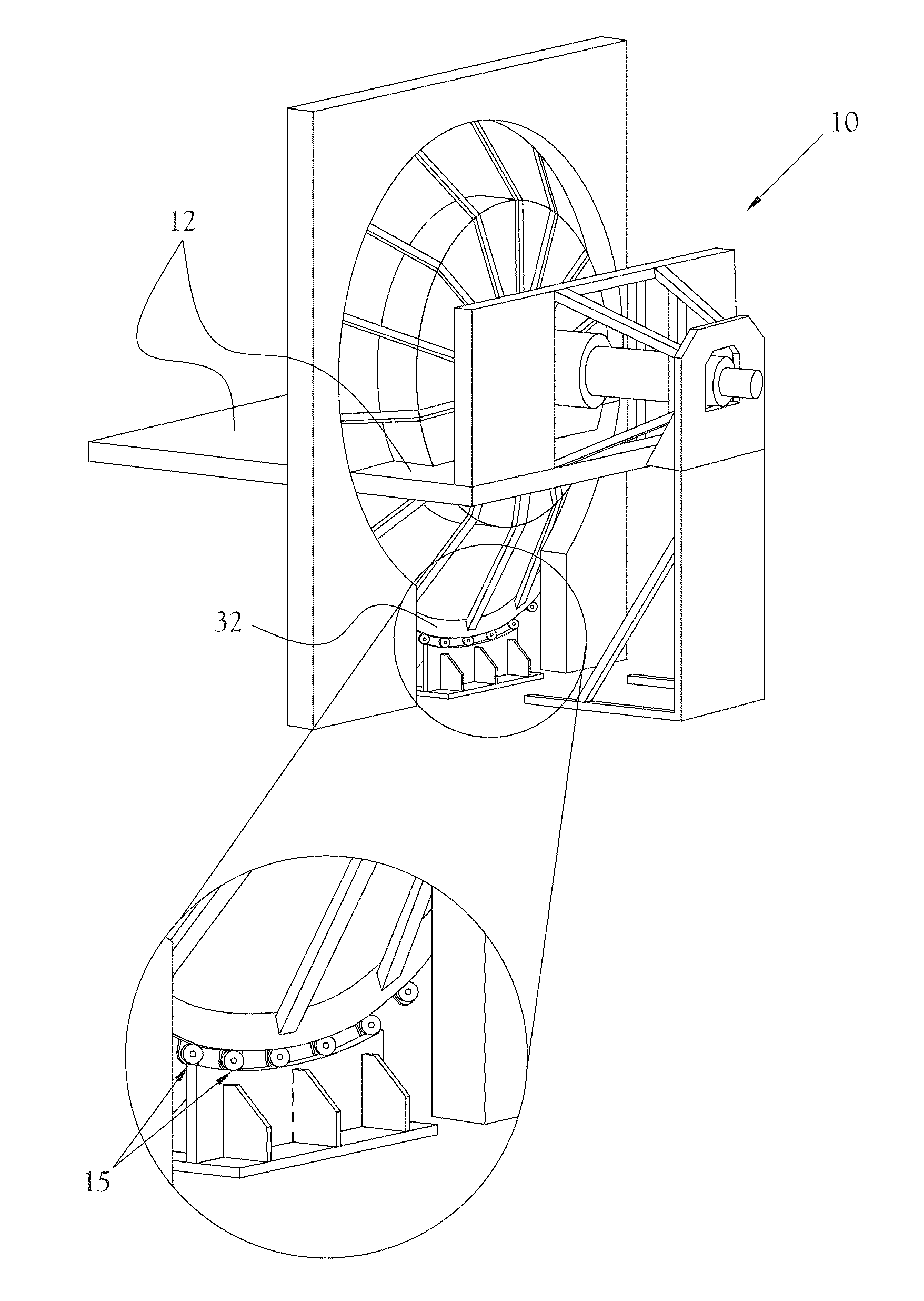 Systems and methods of adjusting a rotating gantry system