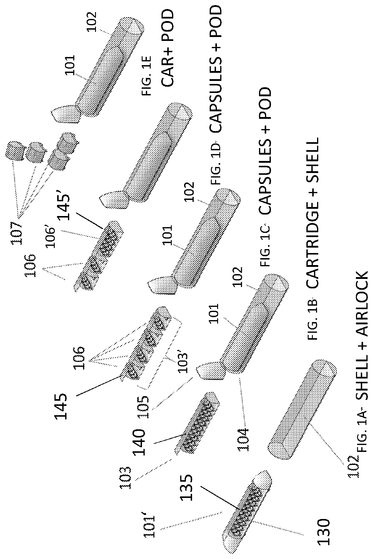 Loading/unloading system and vehicle interface for a transportation system and methods of use