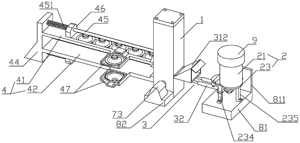 Automatic press-fitting device for catcher
