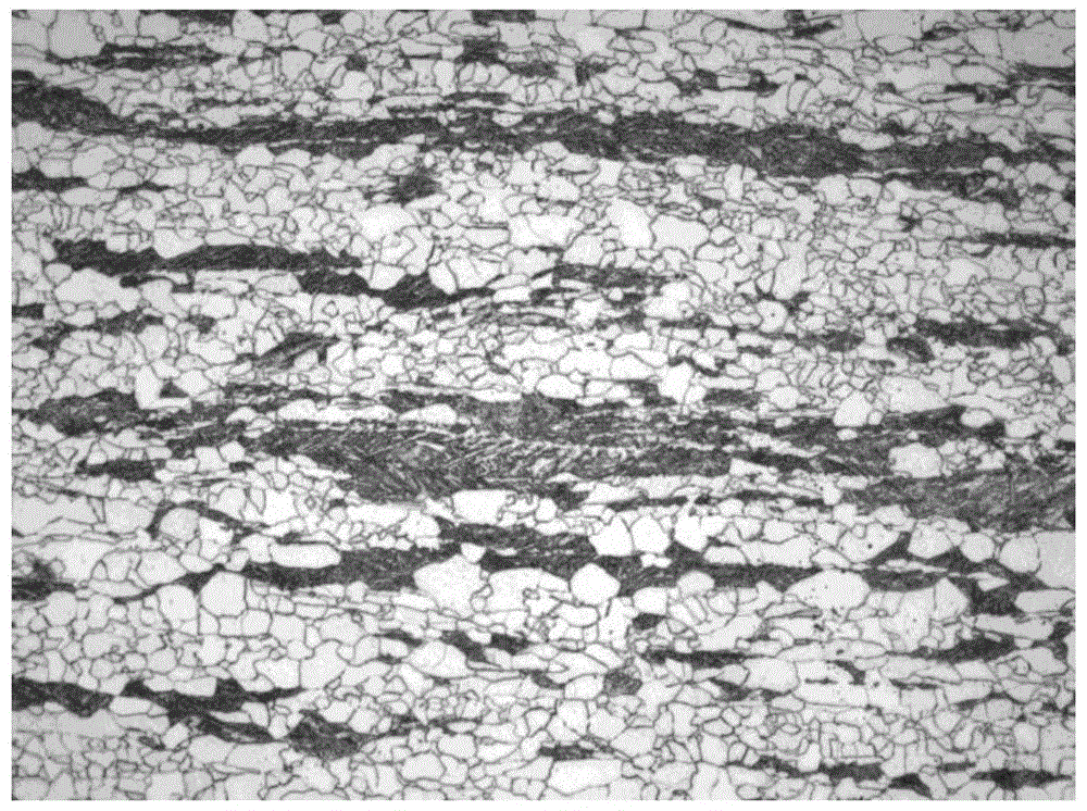 Preparation method and application of x80m pipeline steel resistant to low temperature and large strain