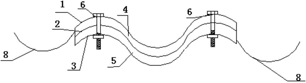 Splicing clip for bellows units and application thereof