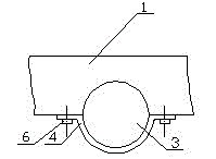 Borehole ground potential measuring electrode