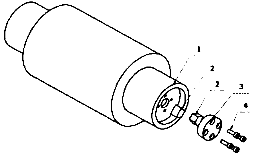 High-speed motor dynamic balance self-adjusting device