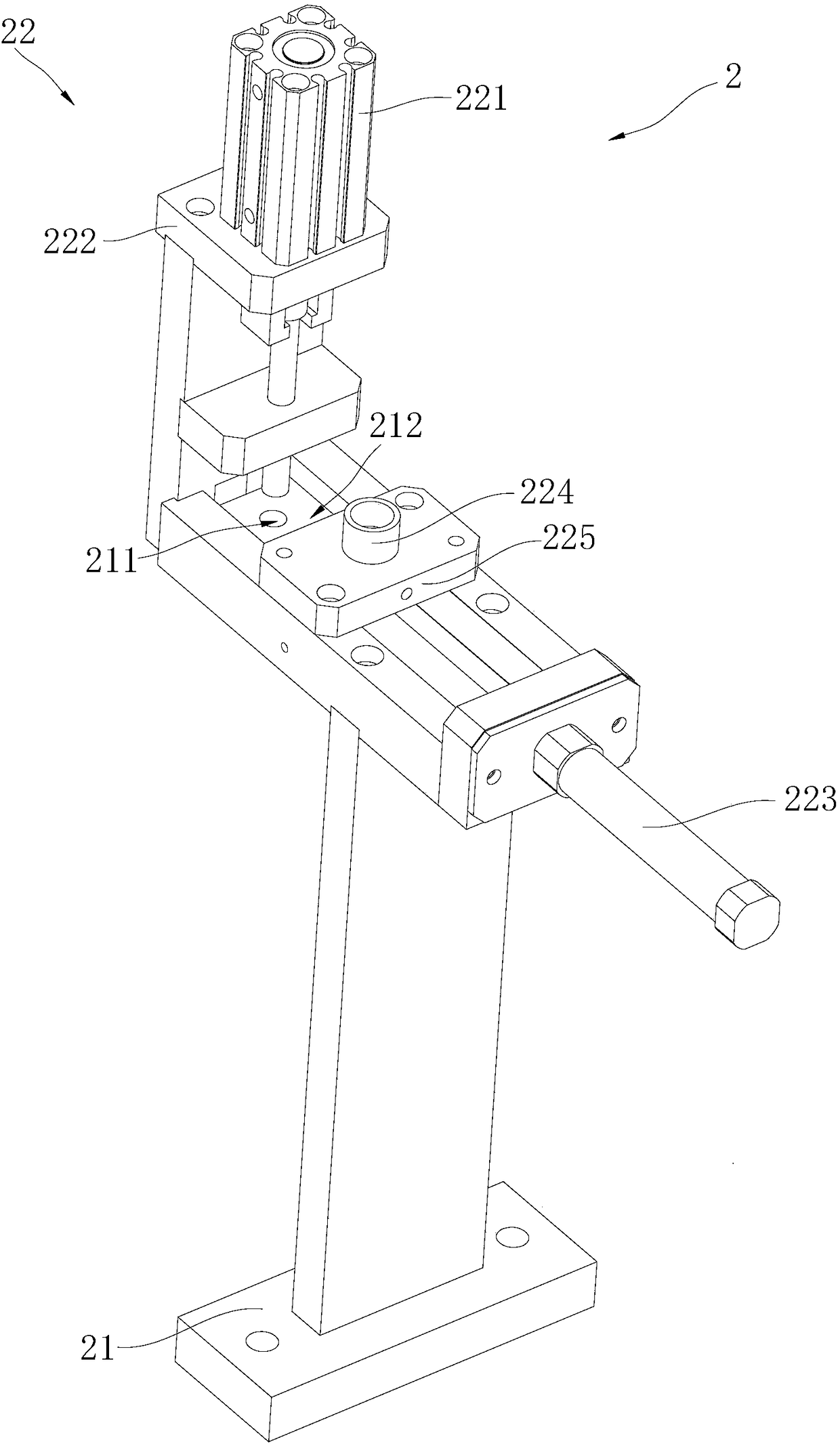 Self-riveting machine for studs