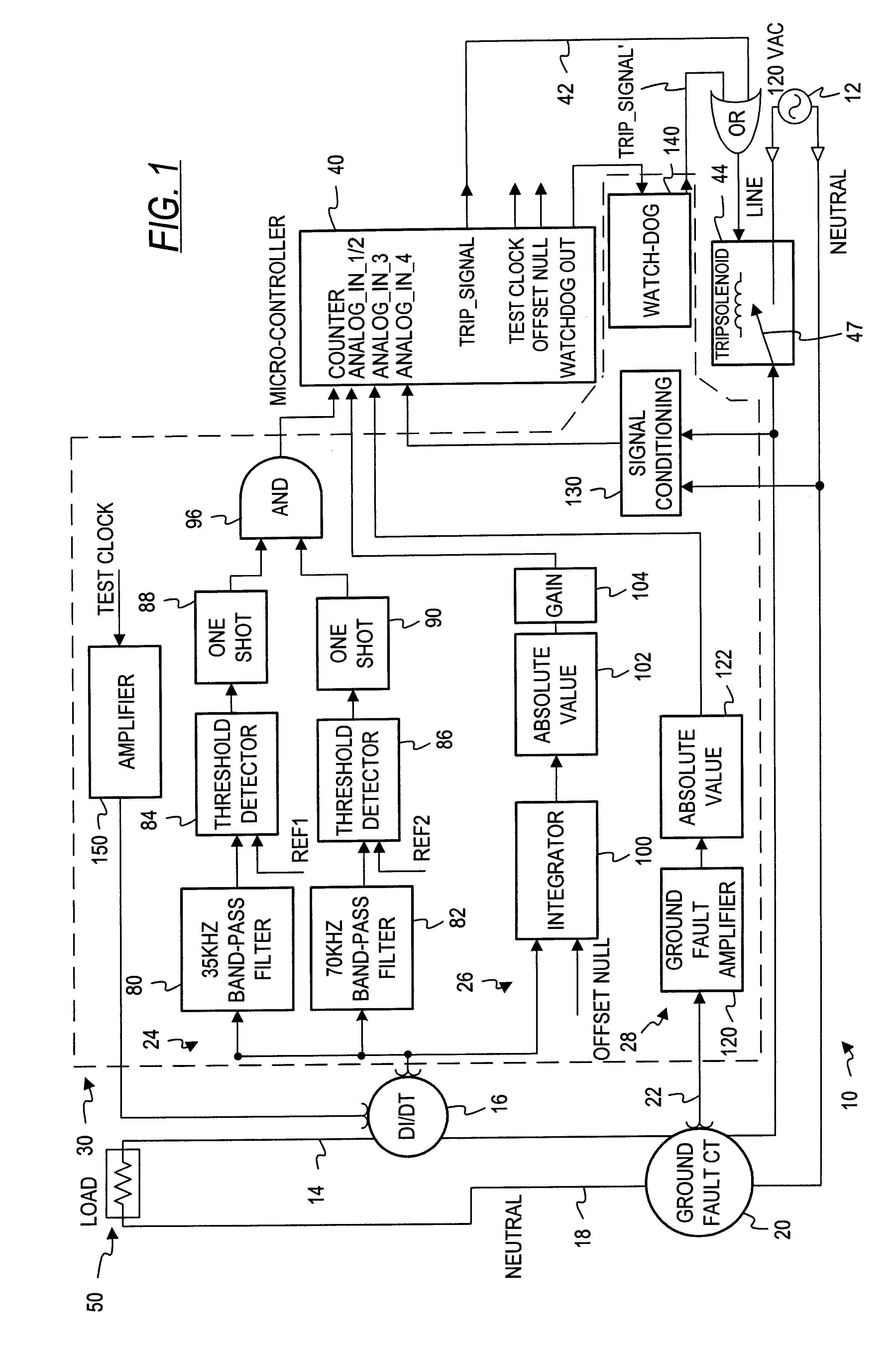 Electrical fault detection system