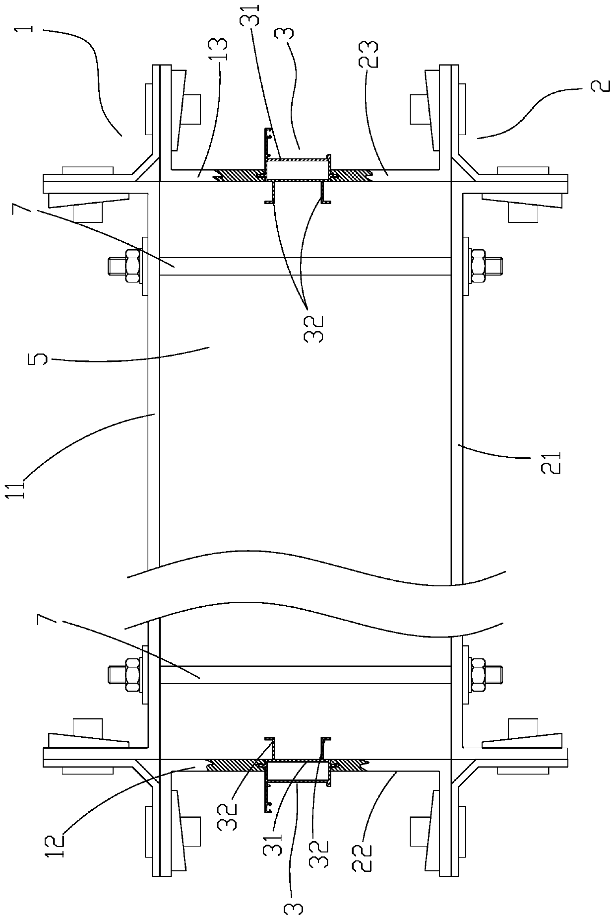 Building formwork assembly and aluminum alloy window frame installation method