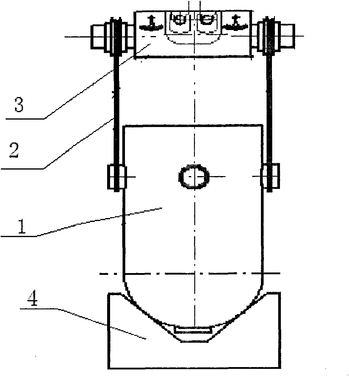Workpiece turning and hanging universal process of large revolving body and tooling attachment thereof