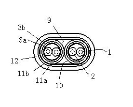 Cable for testing properties of battery pack