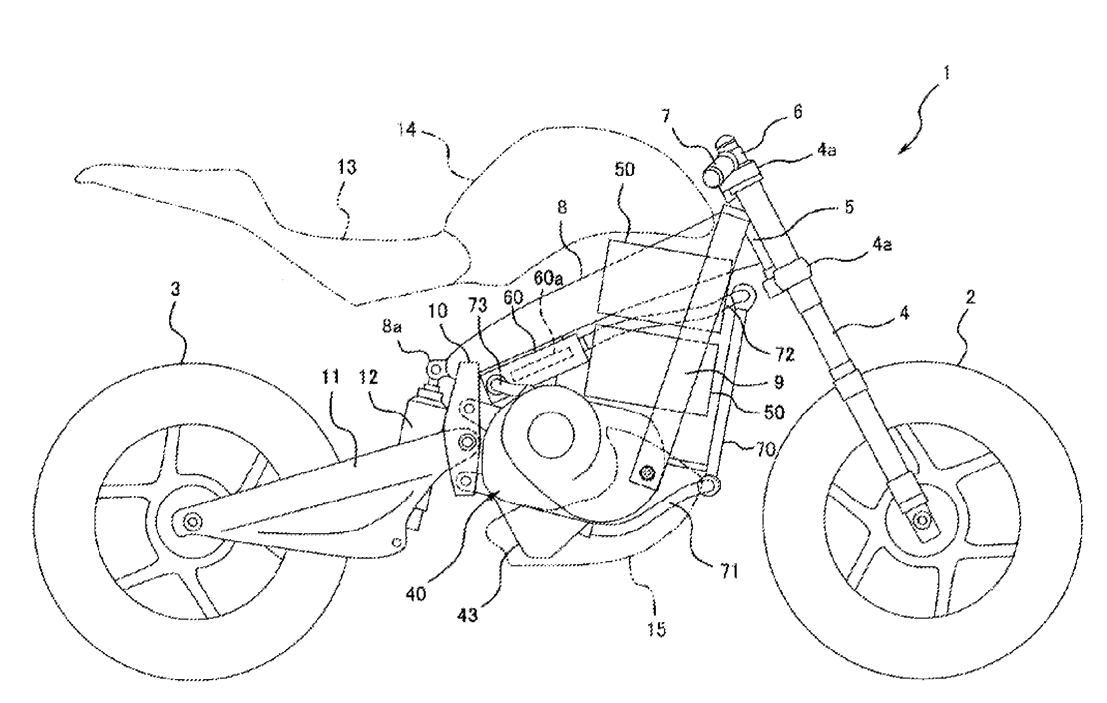 Cooling Structure for Cooling Electric Motor for Vehicle