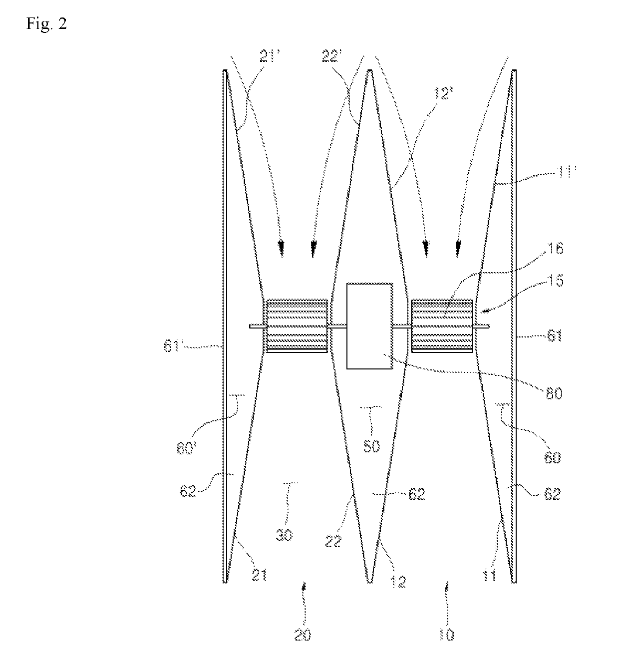 Floating body for tidal current power generation and power generation method using same