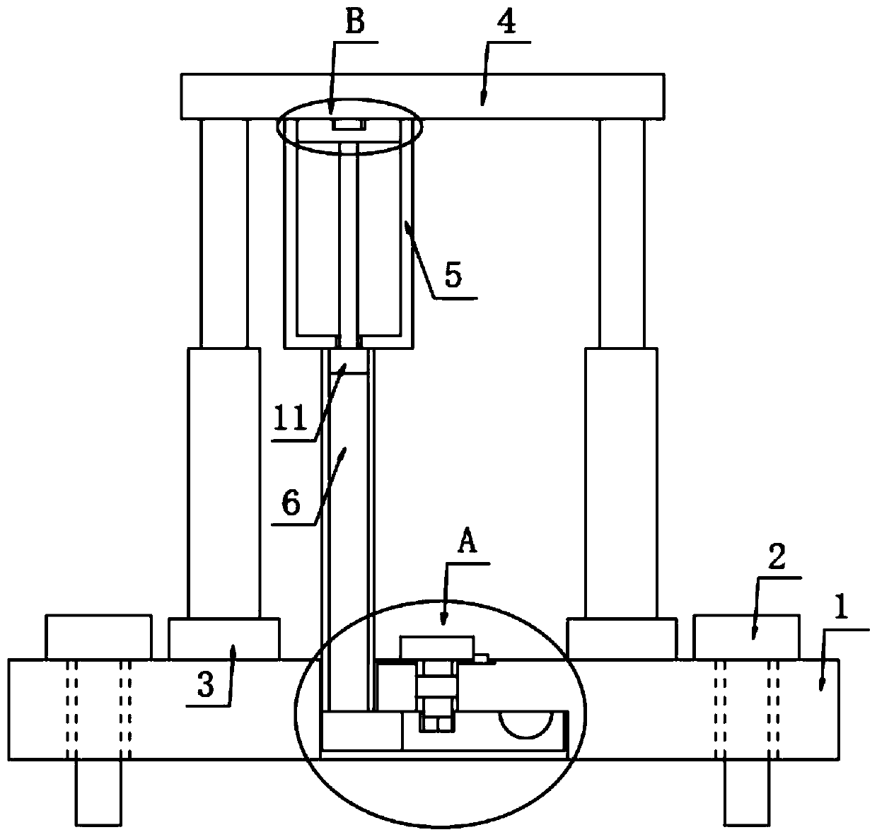 Roadbed compaction degree detection device