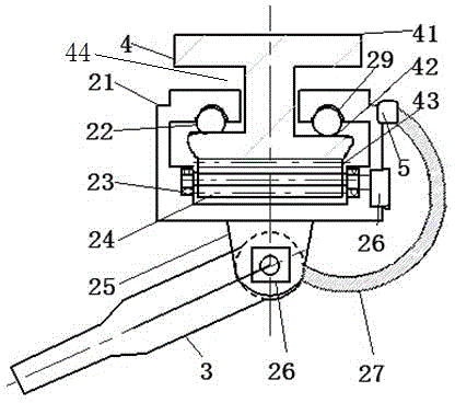 Surrounding type control mechanism for cooling system