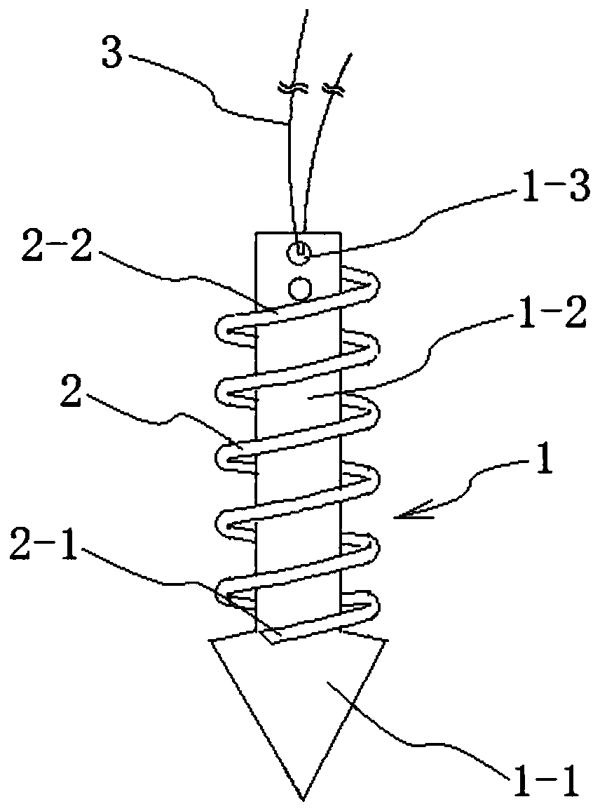 Combined spiral reinforced bone anchor