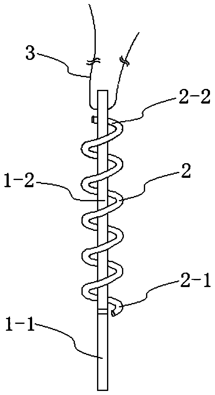 Combined spiral reinforced bone anchor