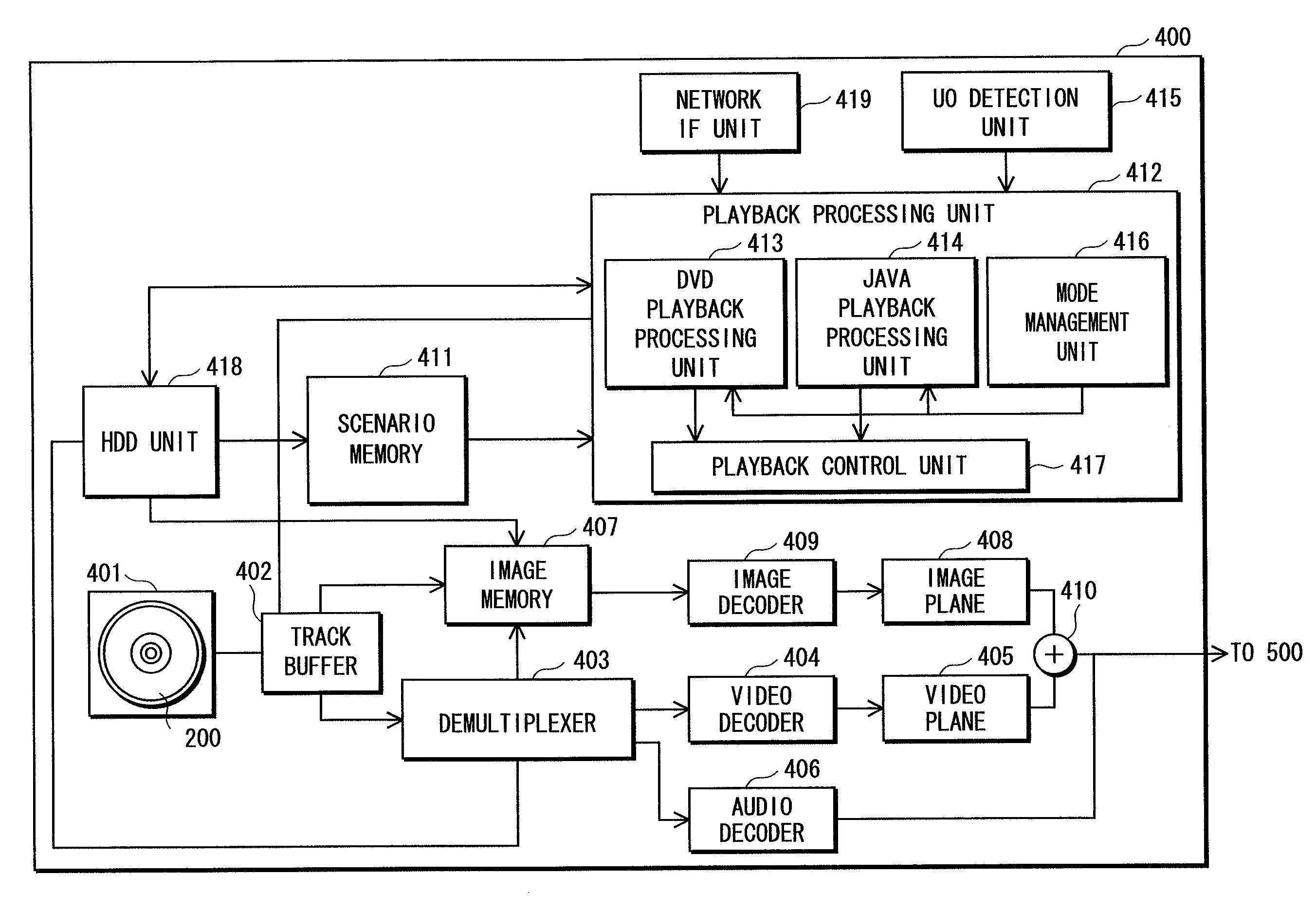 Playback apparatus that reads data replacing data recorded on recording medium from another recording medium and plays back read data, playback method, and non-transitory recording medium