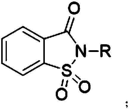 Synthesis method for preparing saccharin