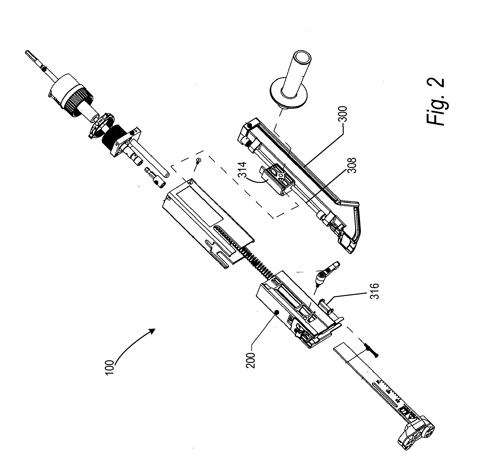 Screwstrip advance mechanism and feeder for a power screwdriver