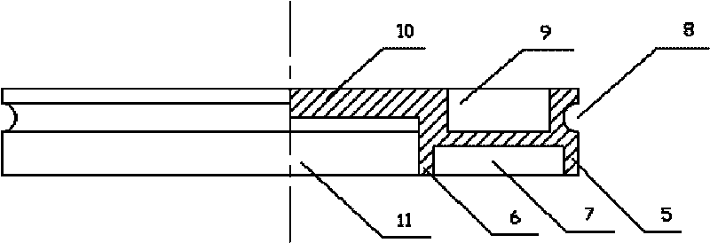 Binding band type folding filter element