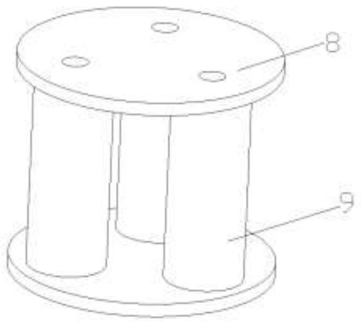 A shrinkable wet bag cold isostatic pressing mold